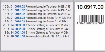 Service Box Strahlregler PREMIUM | 84-teilig